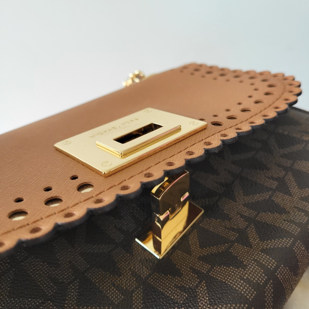 NWT Michael Kors Violet Vivian Shoulder Flap Women's Bag - Picture 6 of 11
